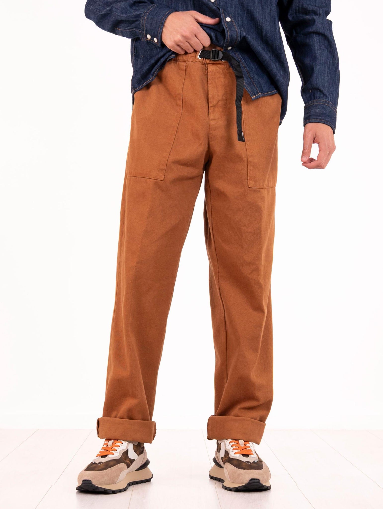 Pantalone White Sand in Cotone Mattone 25WSU67FA26047 White Sand