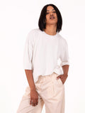 Maglia White Wise in Viscosa Bianca