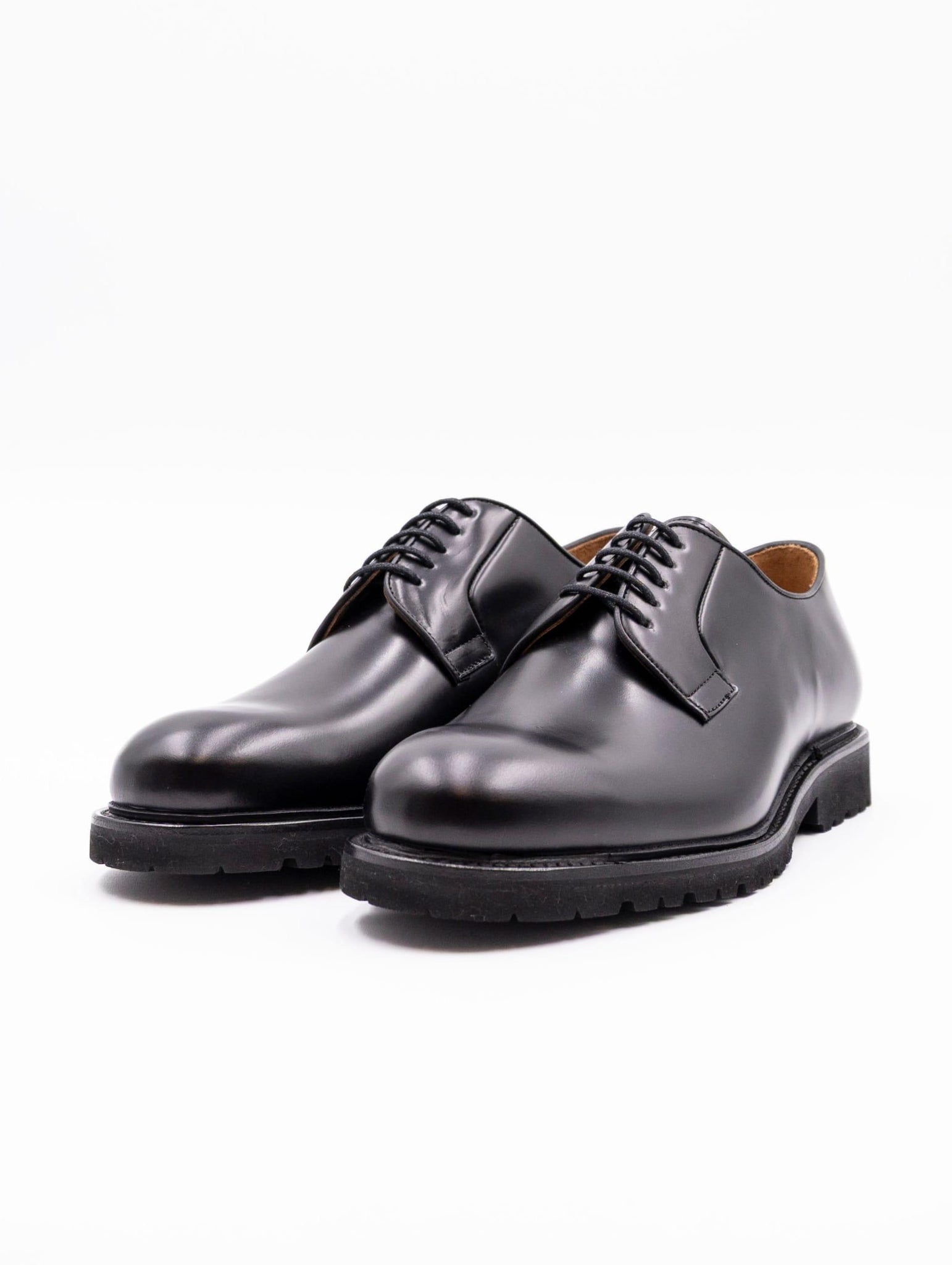 Derby Goodyear Berwick 1707 Fondo Gomma in Pelle Nero 5635HO768ROISNEGRO Berwick 1707