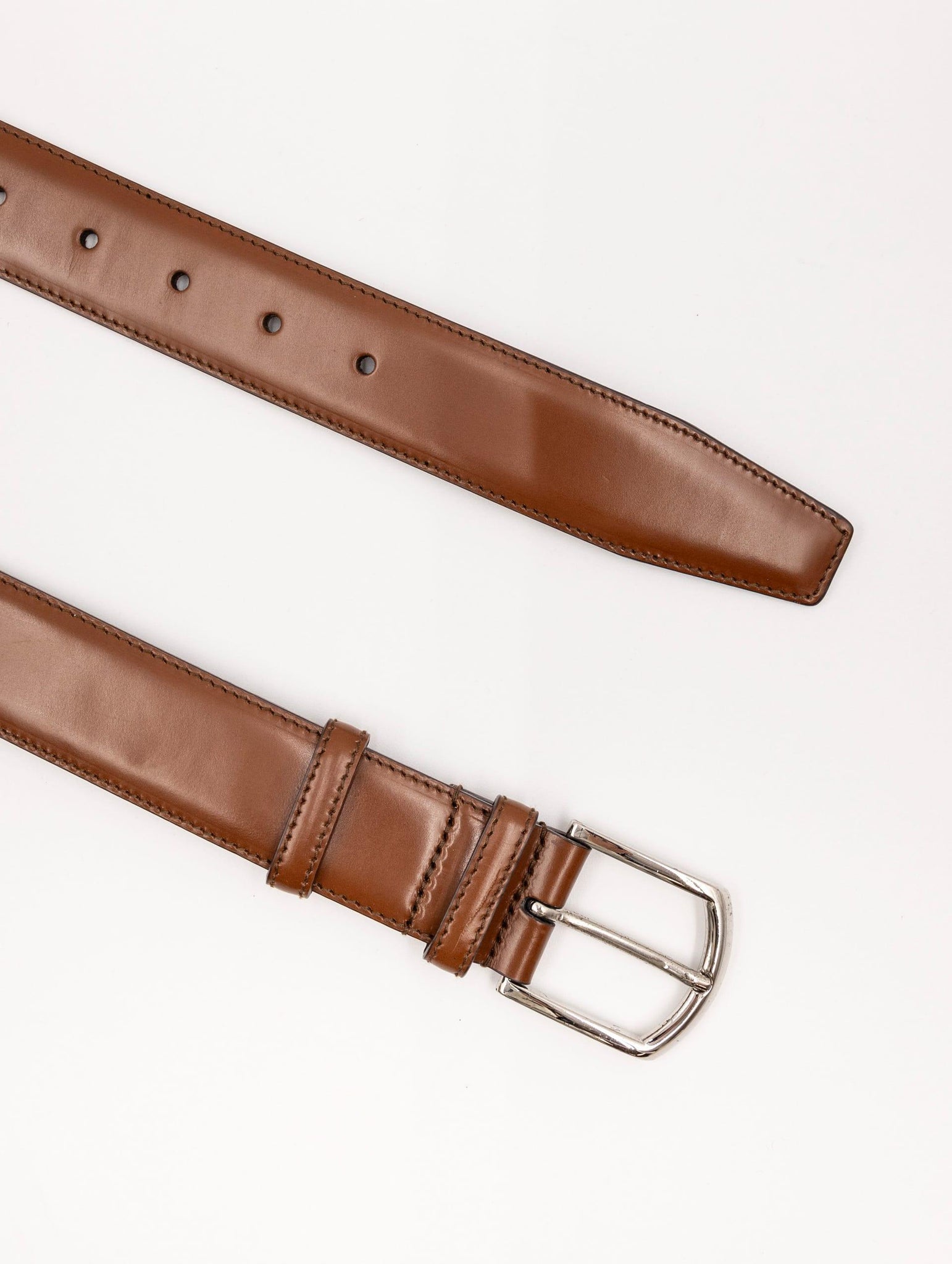 Cintura Church's in Pelle Liscia Tabacco CT007SANDALWOOD Church's