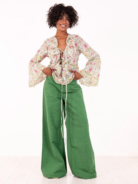 Bluse Ottavia Four Stroke aus Baumwolle mit Blumenmuster