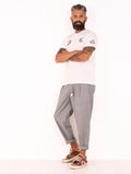 T-shirt Inspired By a True Story in Puro Cotone Bianco Latte