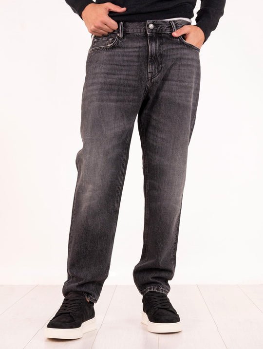 Jeans Roy Roger's Re-Search Parker aus schwarzem Denim