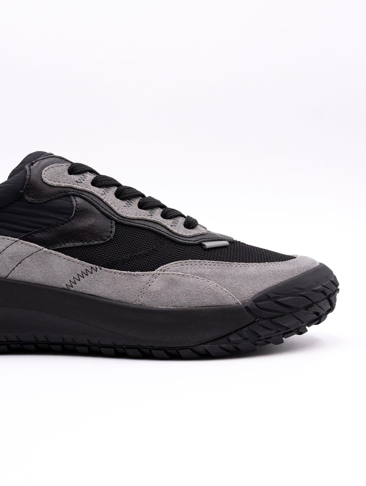 Sneakers Club Act Voile Blanche in Suede e Nylon Antracite e Nero CLUBACTMSUEDE/NYLON/CALF Voile Blanche