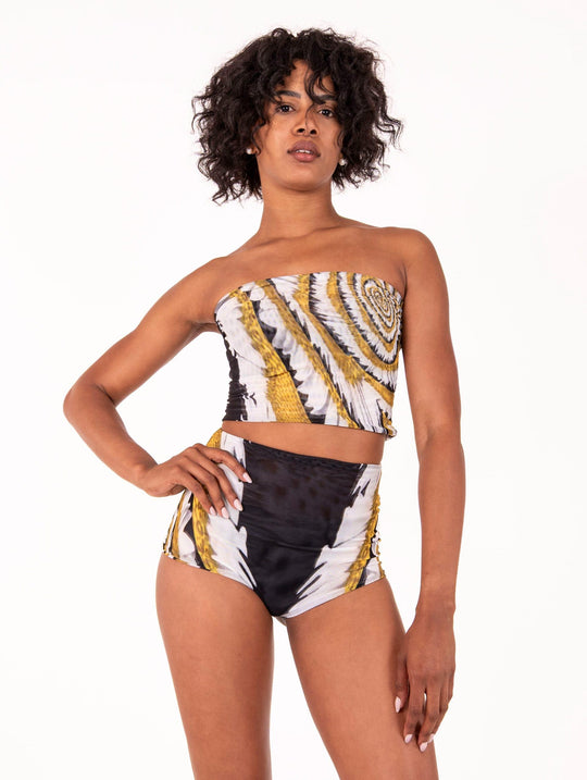 Fascia e Coulotte LeTube in Lycra Fantasia Margherite
