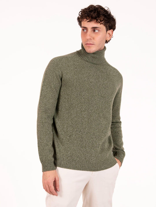 Dolce Vita Zanieri in Lana Cashmere Verde Melange