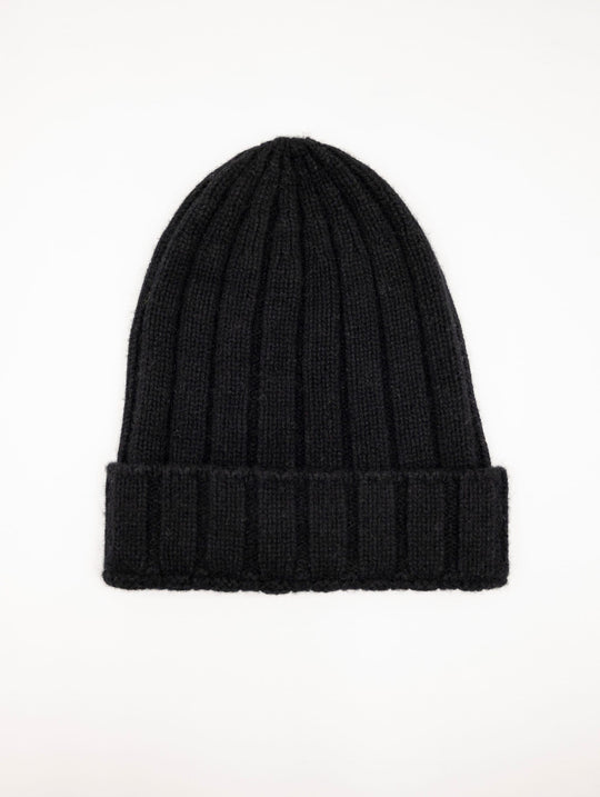 Cappello Daniele Fiesoli aus schwarzem Cashmere
