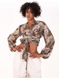 Blusa Beatrice Four Stroke in Viscosa Maculata
