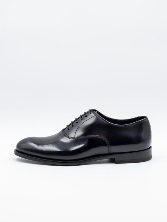 Doucal's Oxford Shoes in Blue Leather