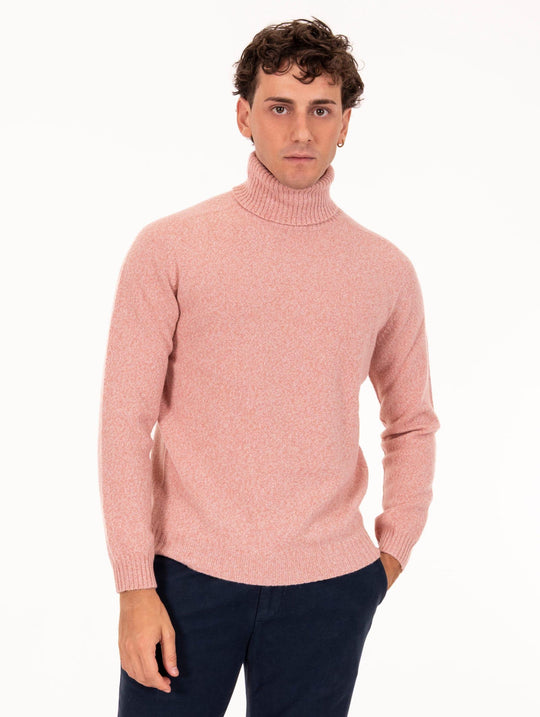 Dolce Vita Zanieri in Wolle Kaschmir Rosa Melange