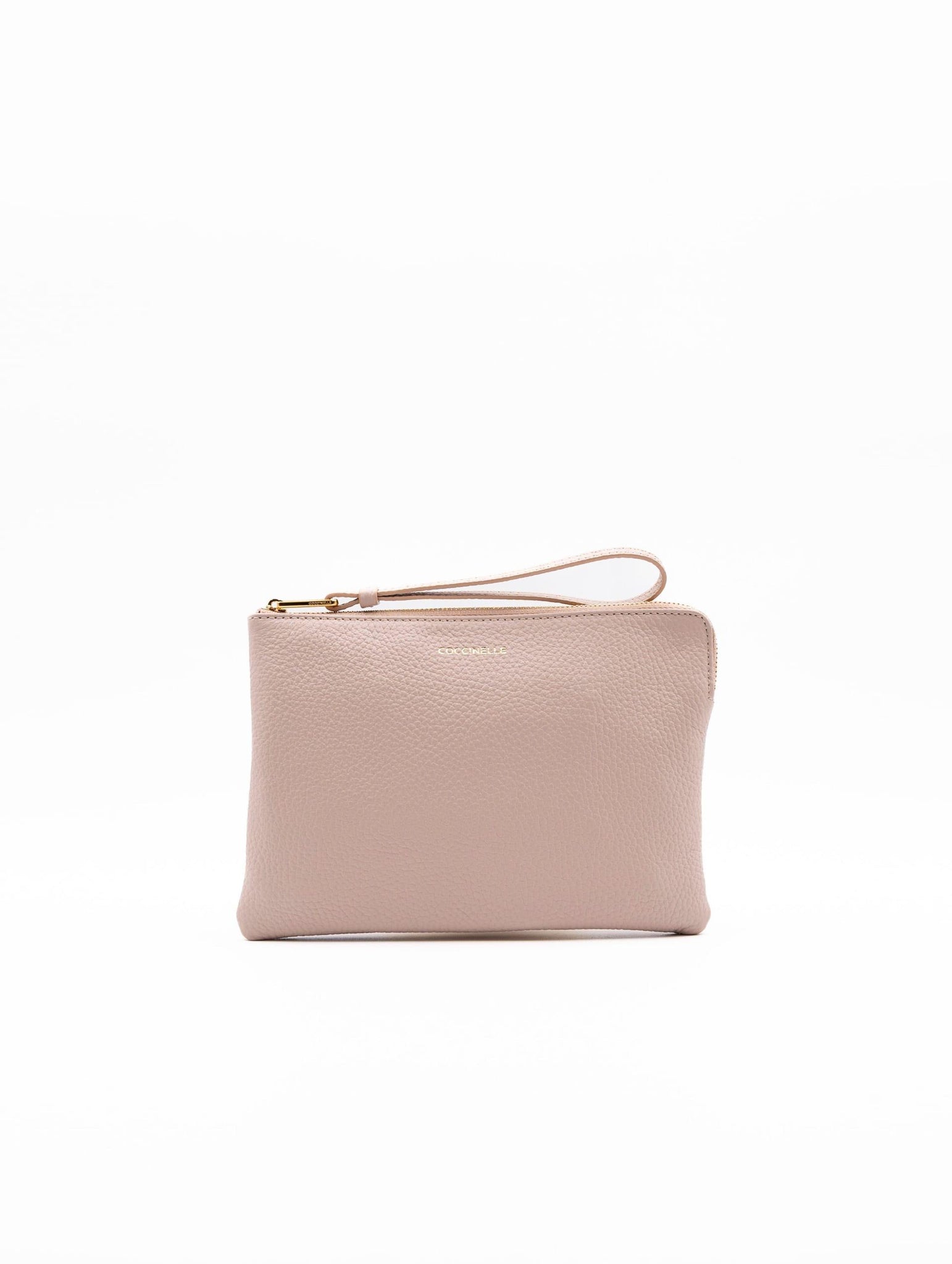 Pochette Alias Coccinelle in Pelle Martellata Rosa E5PJ5190201N12 Coccinelle