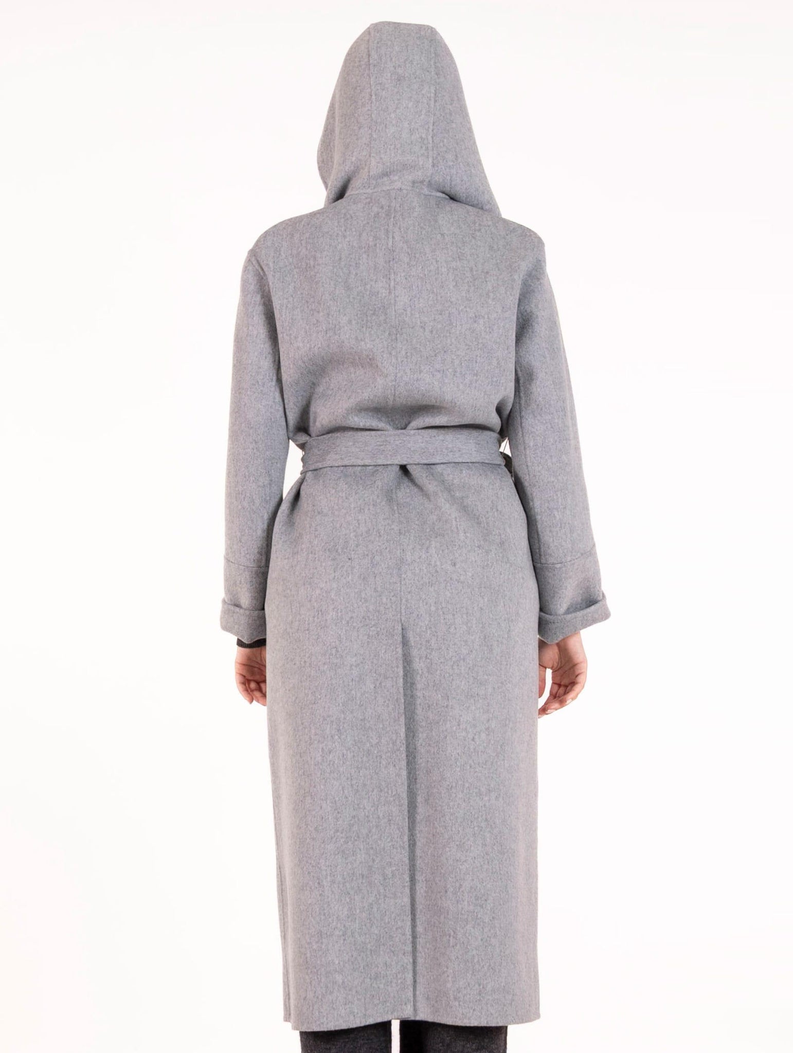 Cappotto Fourstroke con Cintura in Lana Double Polvere 5236DOUBLEPERLA Four Stroke