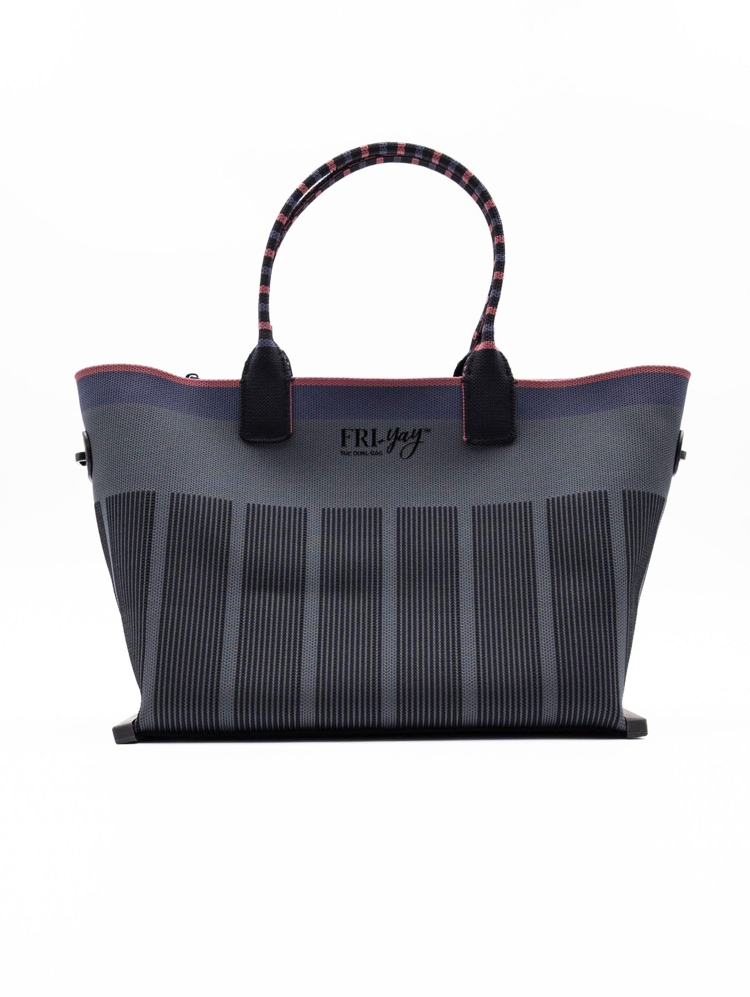 Borsa Marta Fri-yay in Maglia Grigia e Nera FM_1207RIPS Fri-Yay