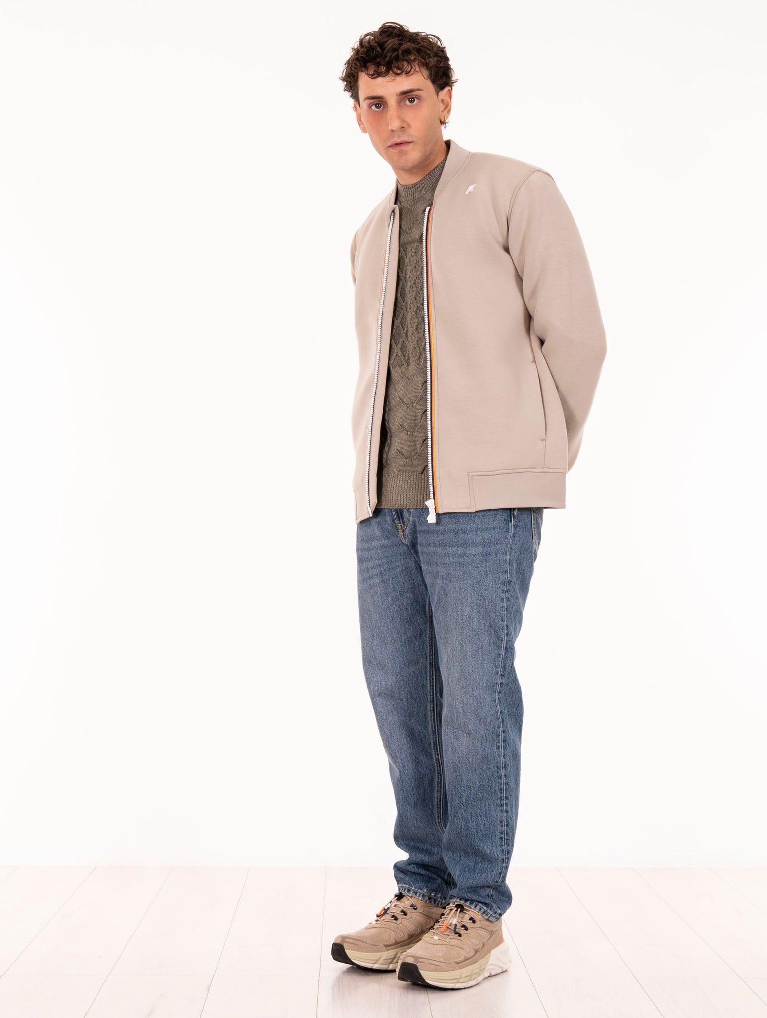 Bomber Abel K-Way in Scuba Beige K71344WXP2 K-Way