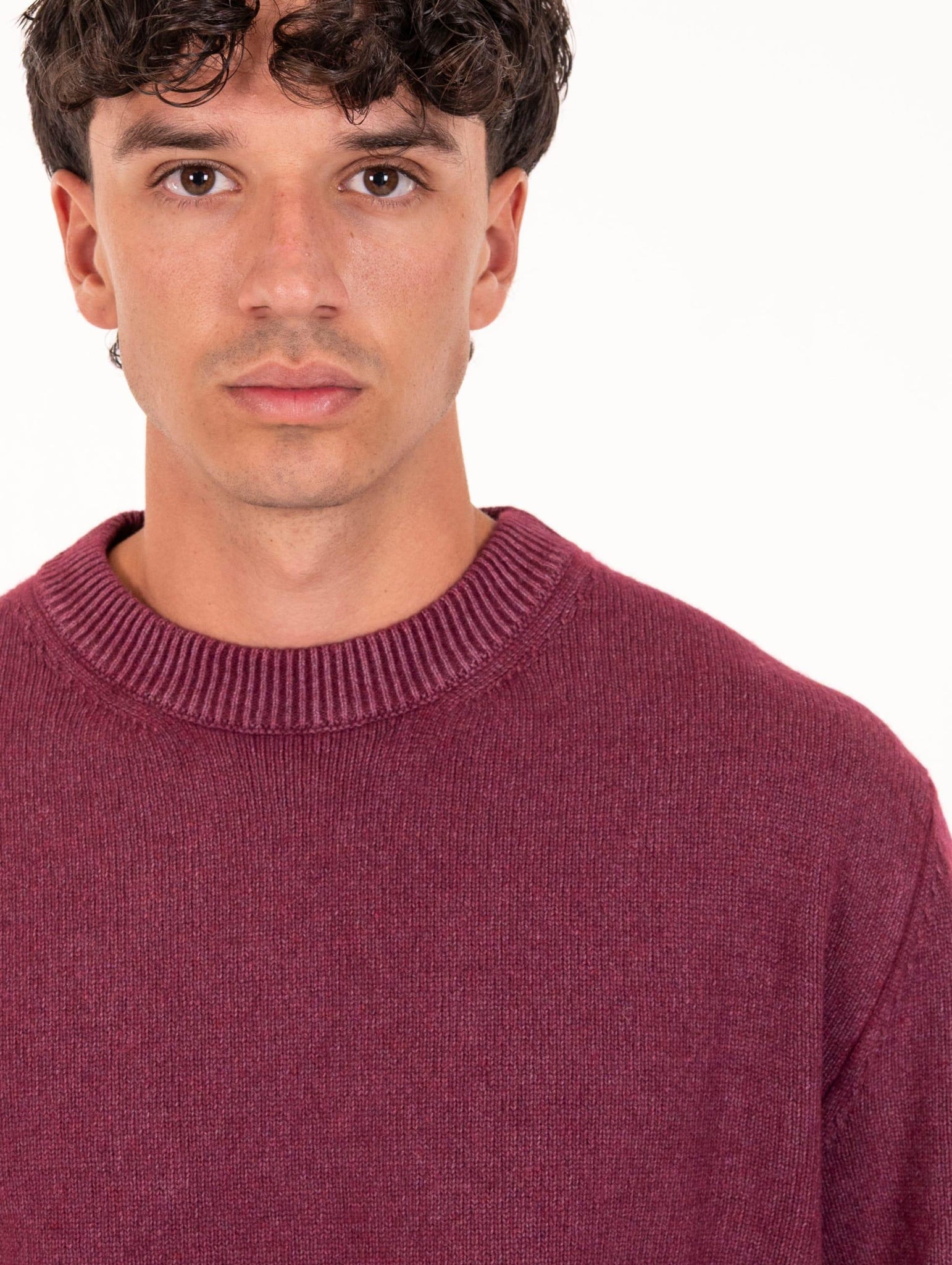 Maglia Girocollo Daniele Fiesoli in Eco Cashmere Vinaccia 338053 Daniele Fiesoli