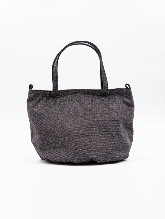 Borsa Lua L'aura Lurex Grigio Scuro