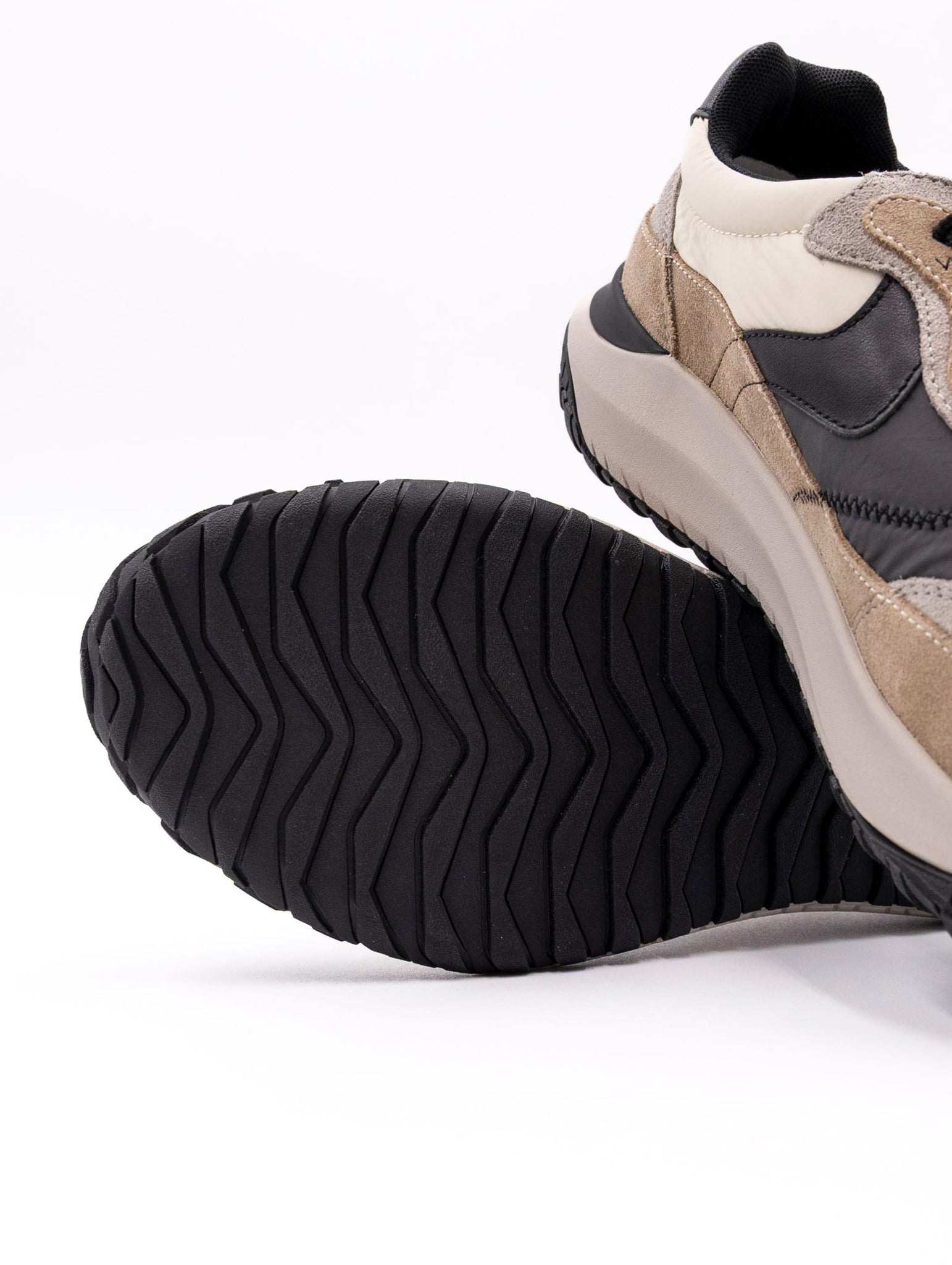 Sneakers Club Act Voile Blanche in Suede e Nylon Grigio e Beige CLUBACTMSUEDE/NYLON Voile Blanche