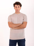 Four Stroke T-Shirt aus extrafeiner Merinowolle in Creme