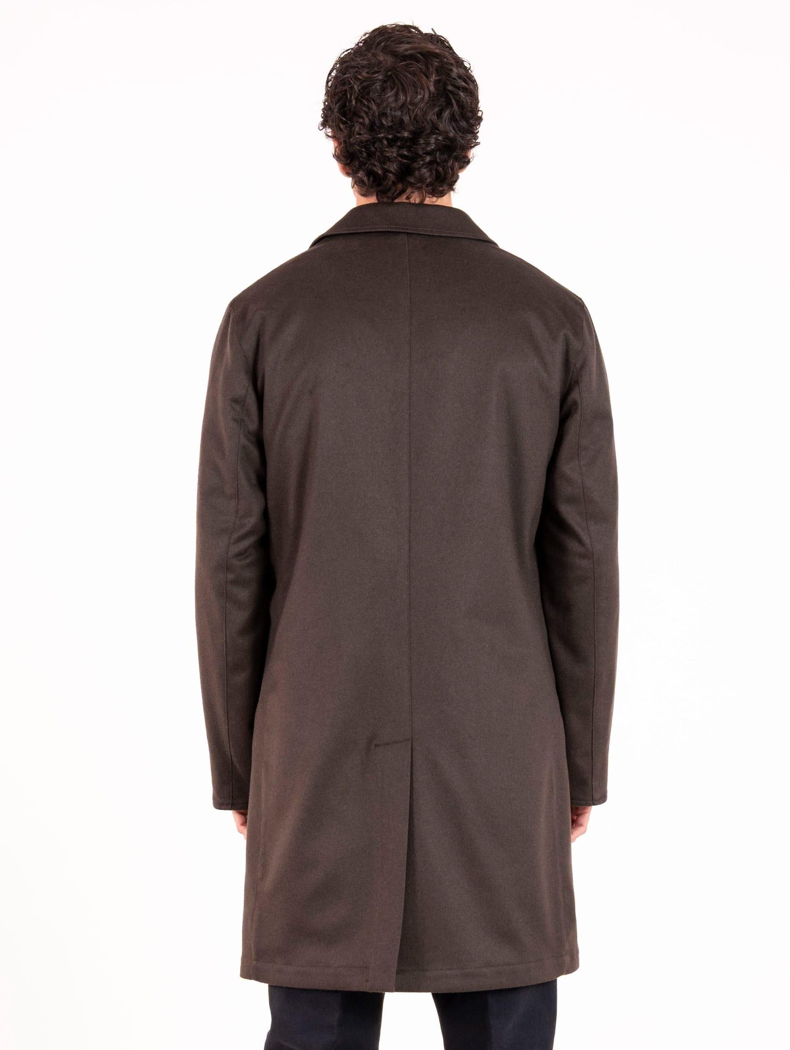 Cappotto Reversibile Kired in Cashmere e Tessuto Tecnico Verde Militare e Blu PEAKVERDEMILITARE Kired