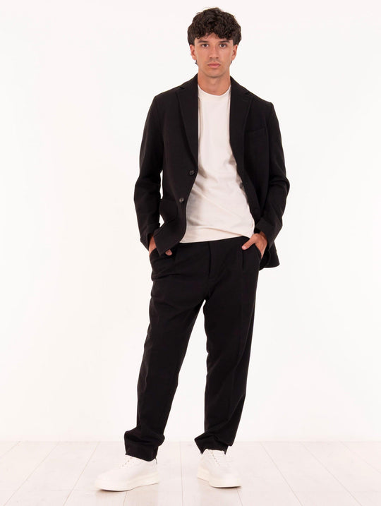 Circolo 1901 Jacket in Stretch Jersey Black