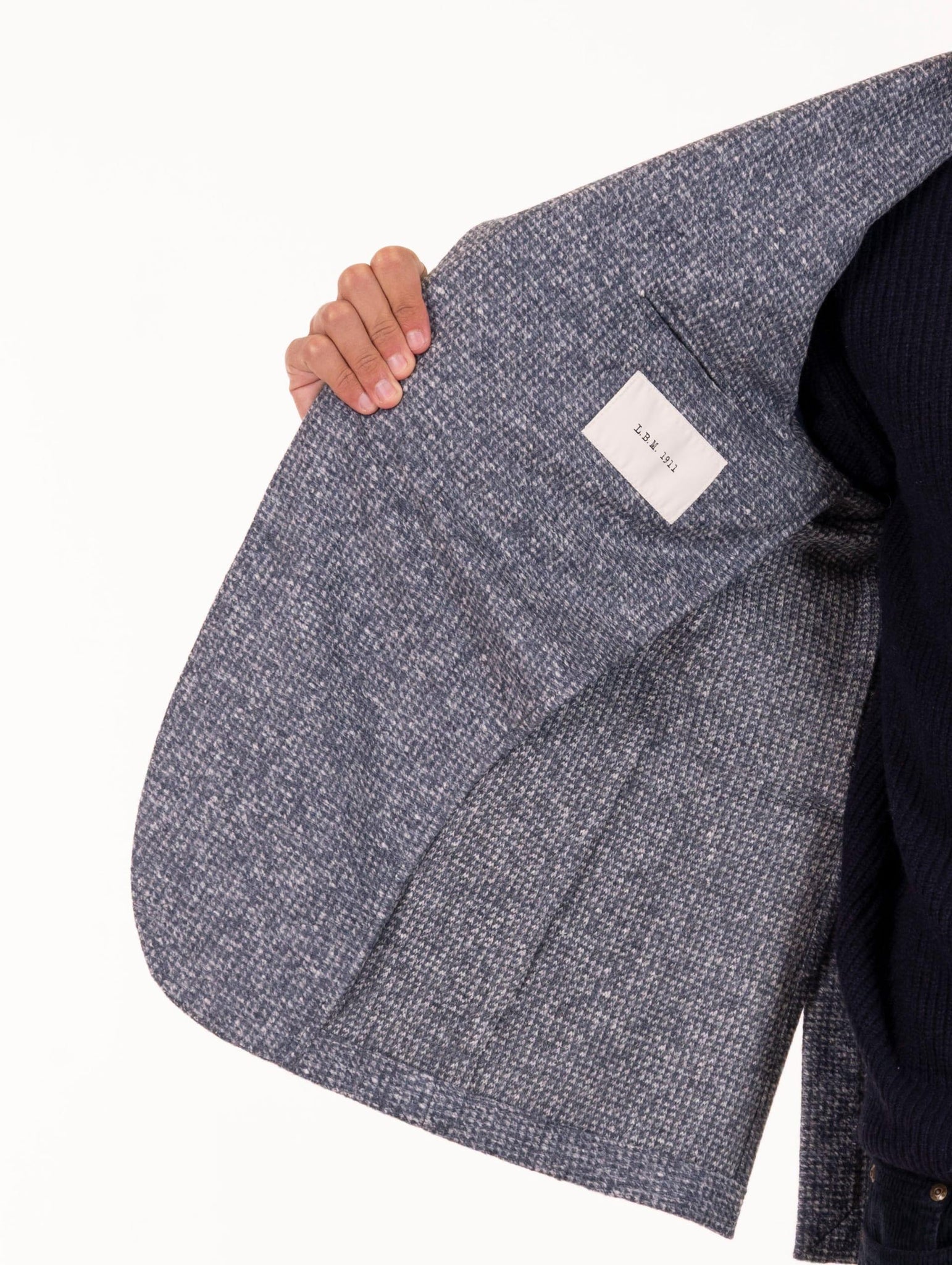 Giacca L.B.M. 1911 in Jersey e Lana Vergine Indigo 28125571603 L.B.M. 1911