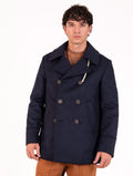 Peacot Camplin Squadron in Lana Vergine e Cashmere Blu