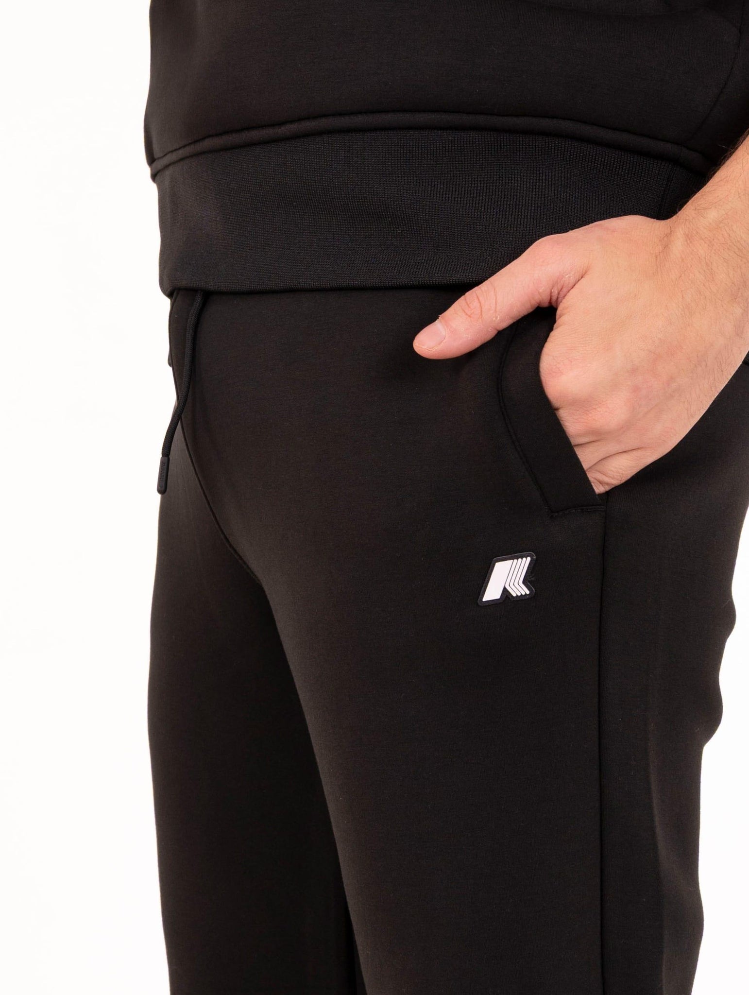 Jogger Micka K-Way in Tessuto Tecnico Nero K5123NWUSY K-Way