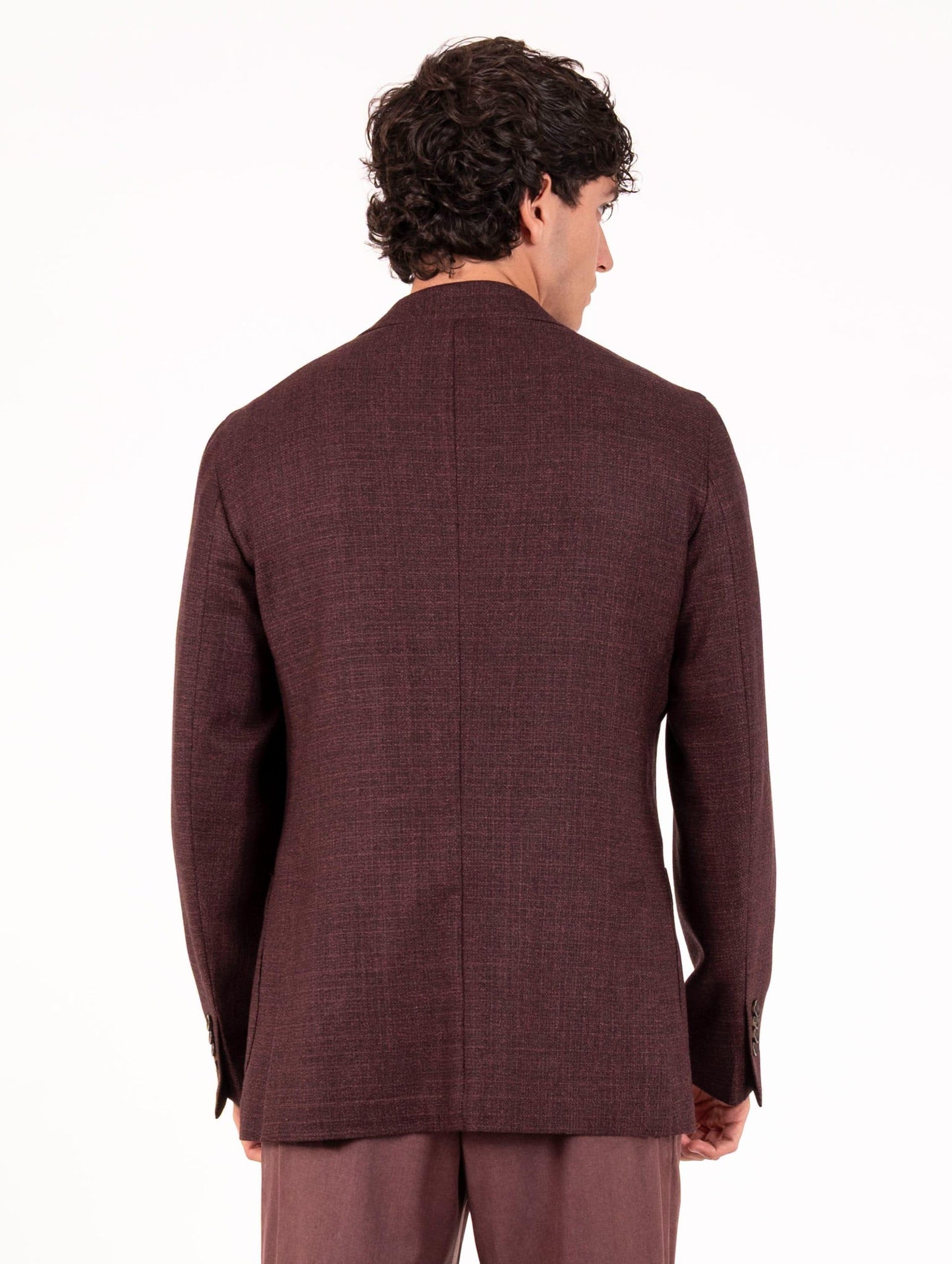 Giacca Sartoriale Four Stroke in Lana Vergine Prugna WEEKEND2/13136456 Four Stroke