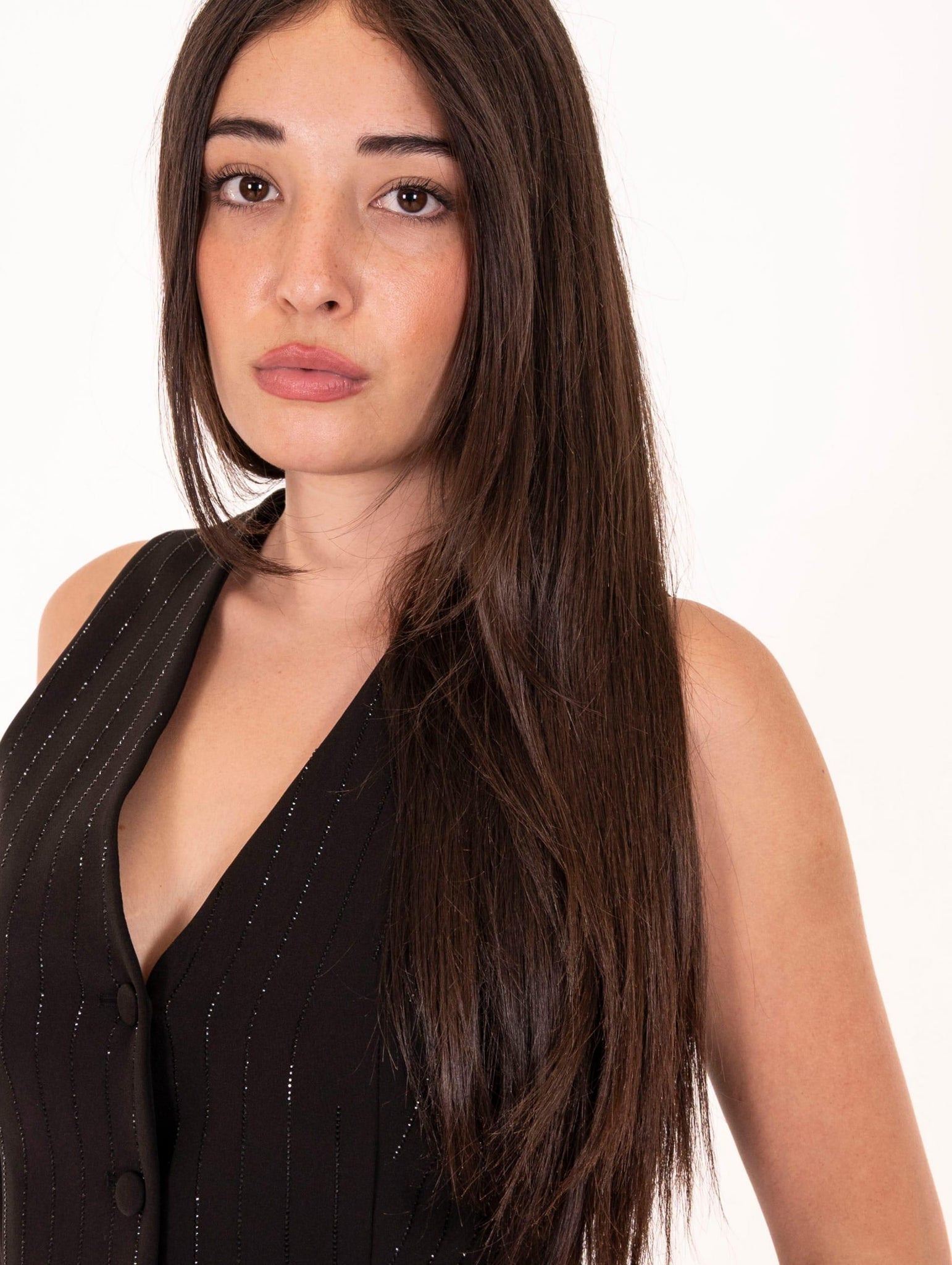 Gilet Gessato Diamanti Nosecrets Nero 253NS009LIQUI NoSecrets