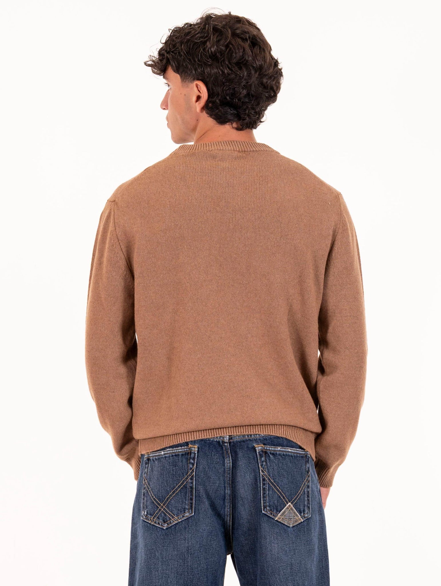 Maglia Girocollo Daniele Fiesoli in Eco Cashmere Rhum 338034 Daniele Fiesoli