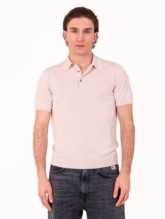 Polo Chic Zanieri in Cotone Crepe Ghiaccio