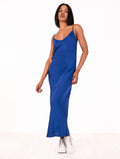 Kleid Daniele Fiesoli aus Stretch-Viskose Blau