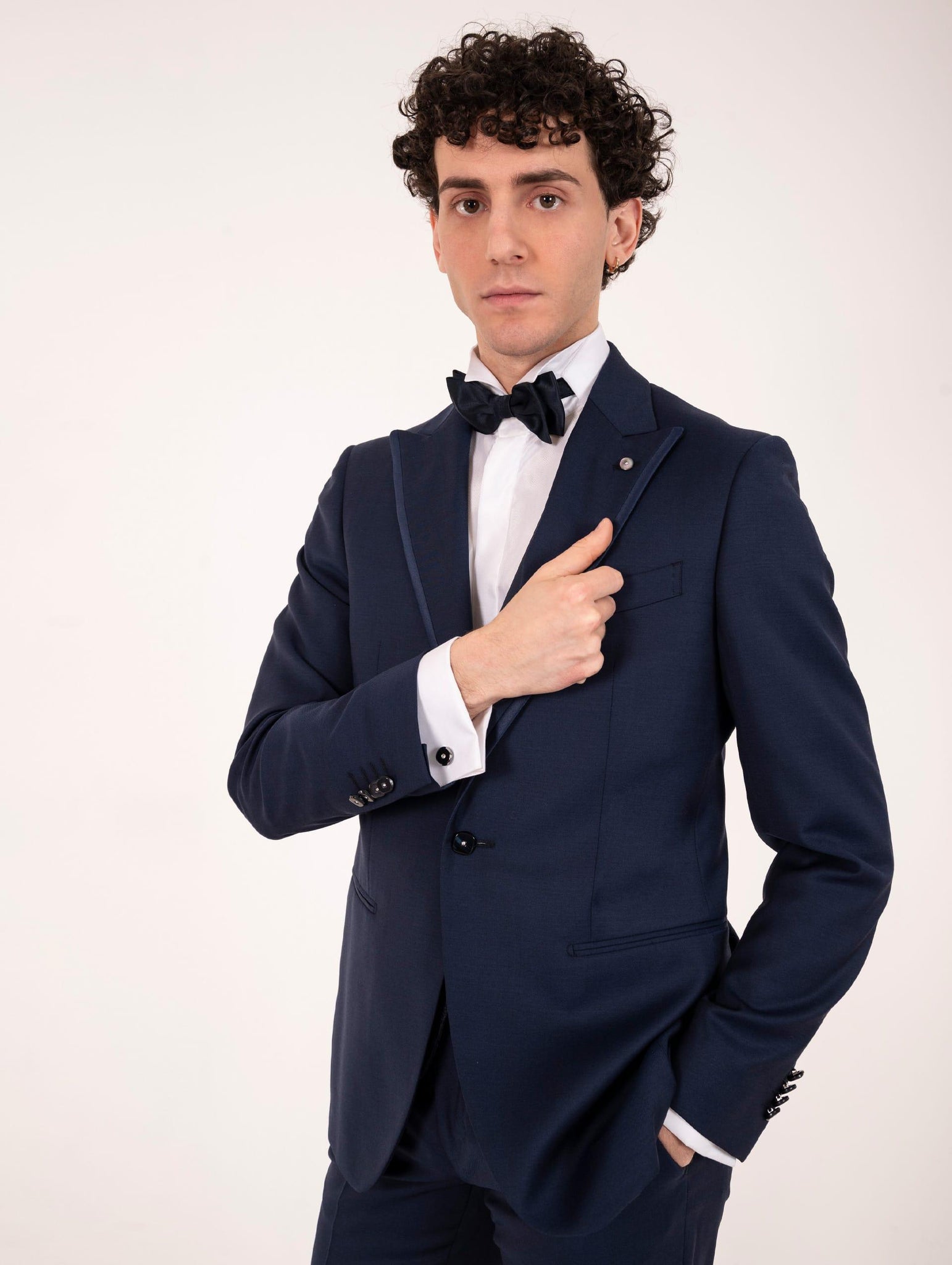 Smoking Sartoriale Luigi Bianchi Mantova Loro Piana Navy 3347340001 Luigi Bianchi Mantova
