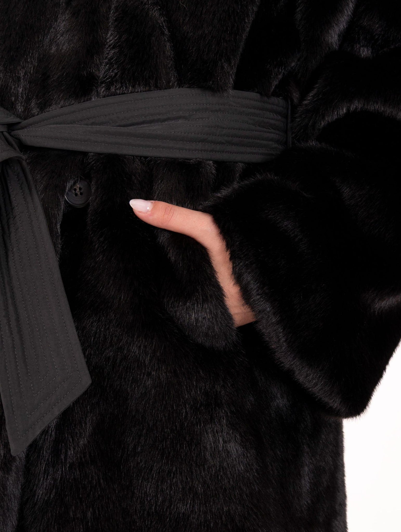 Cappotto Violanti Reversibile in Taffetà Nero VM4195358532 Violanti