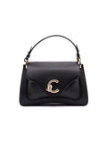 Borsa C-Me Coccinelle in Pelle Martellata Nera