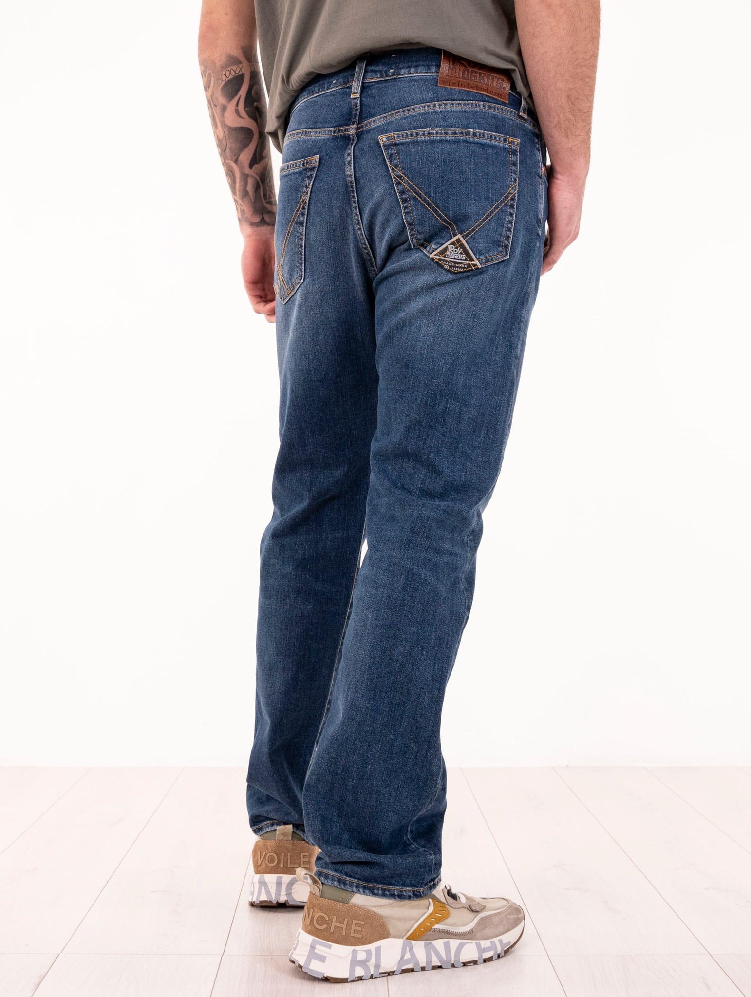 Jeans Roy Roger's Scooter in Denim Medio RRU90004CE082932C0999 Roy Roger's