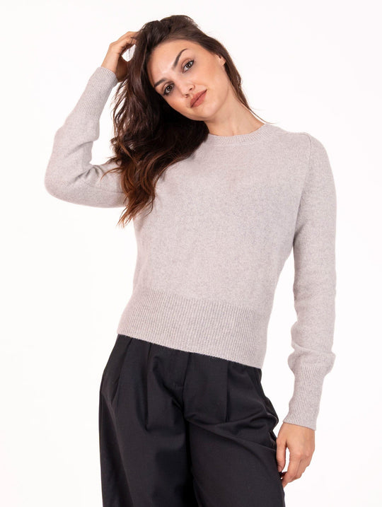 Maglia Girocollo Daniele Fiesoli in Lana Merino Extrafine Grigio