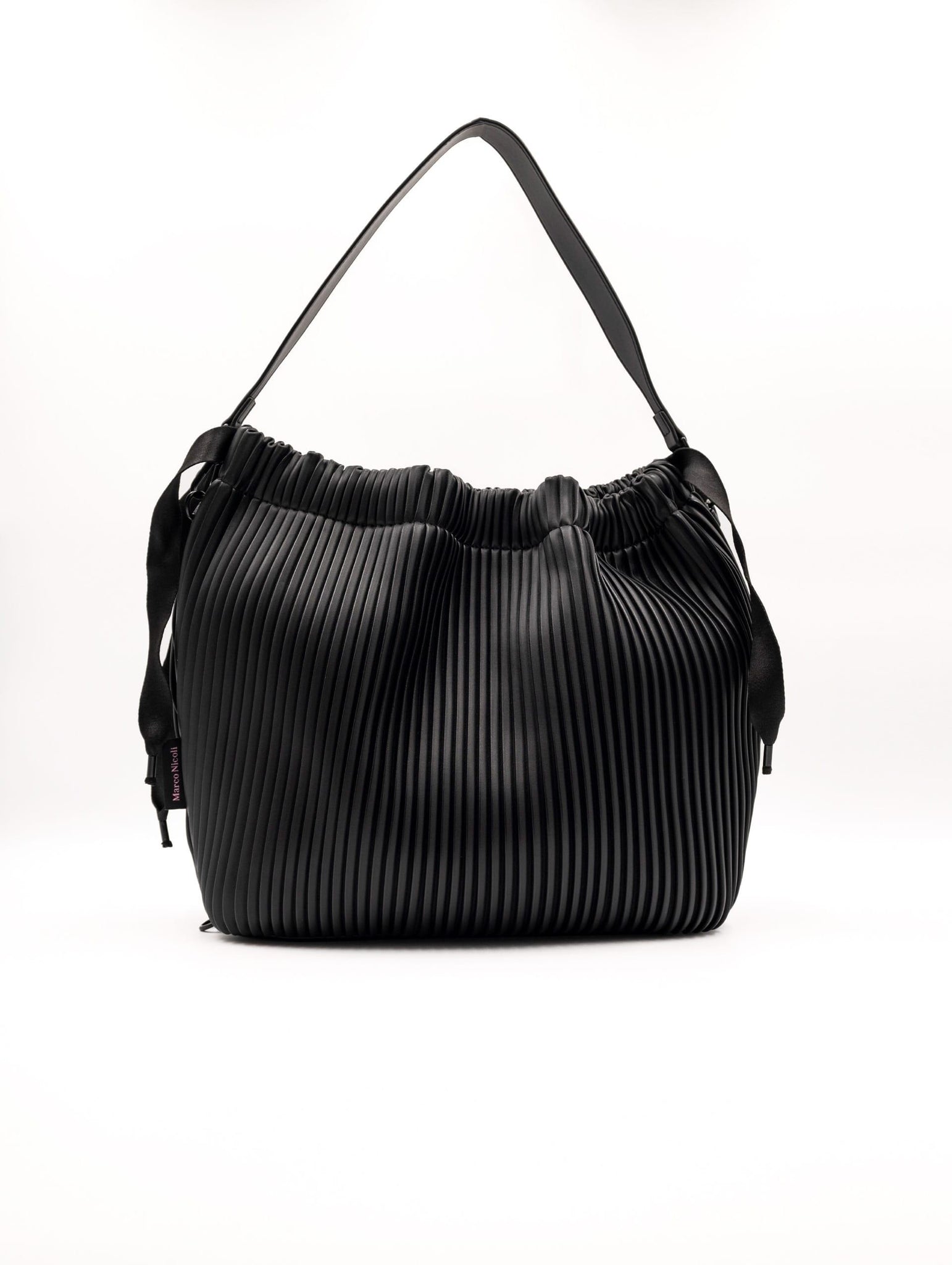 Borsa Zaino Fri-Yay in Eco Pelle Plissè Nero YU_631PLISSE0,5 Fri-Yay