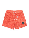 Costume Geometric Roy Roger's Arancione e Rosso