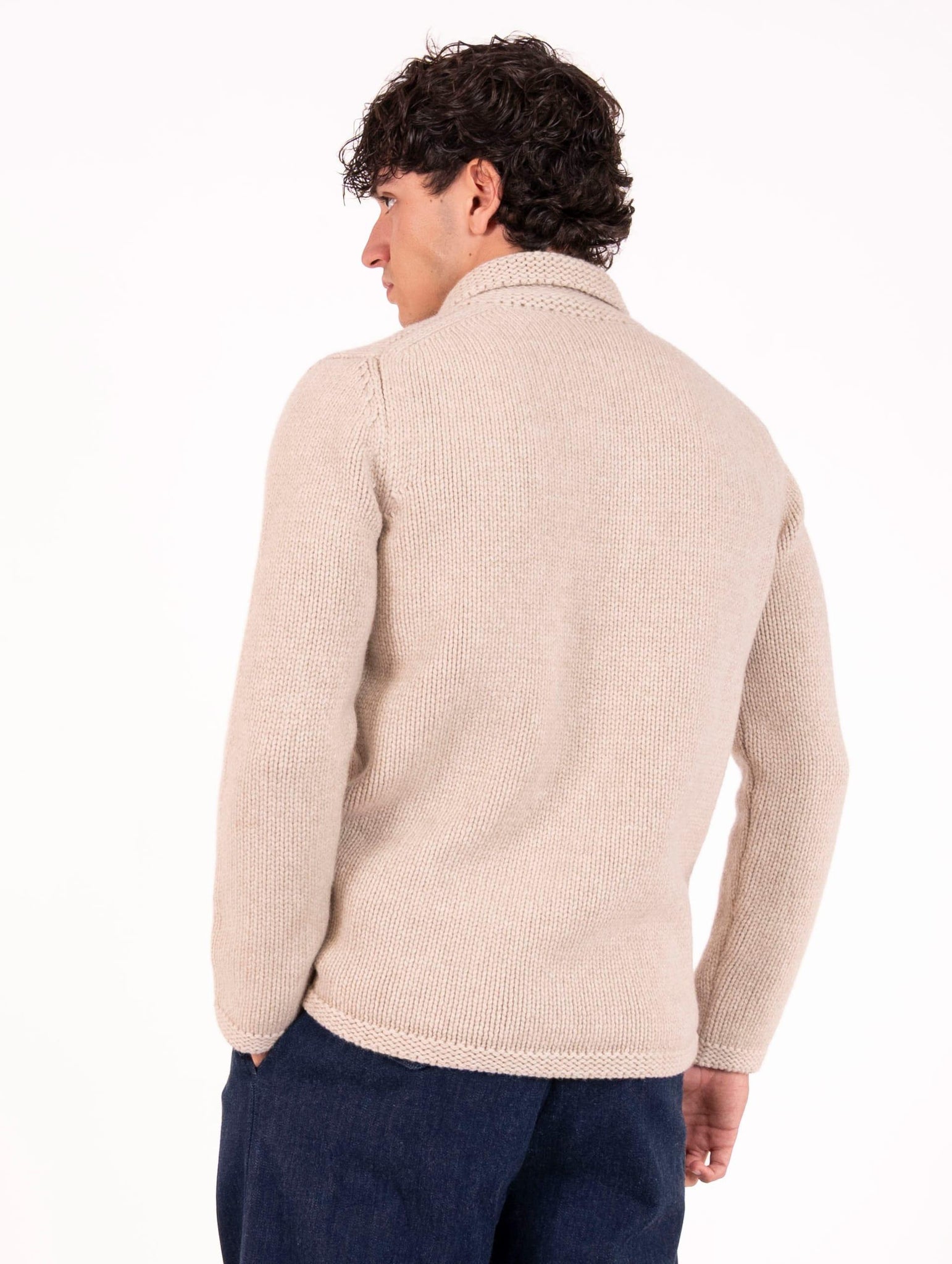 Giacca Japan Luigi Gentile in Lana e Cashmere Sabbia LG124310 Luigi Gentile