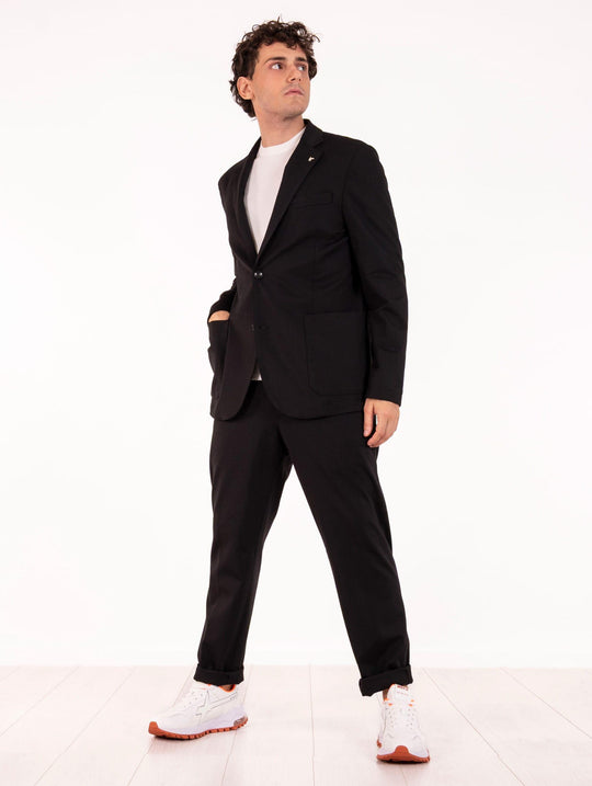 Alan AT.P.CO. Jacket in Black Rayon