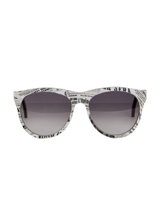 Overal Comic-Brille mit schwarzer Linse
