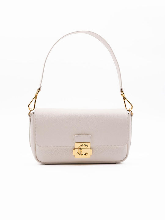 Borsa C-Me Lock Medium Coccinelle in Pelle Perla