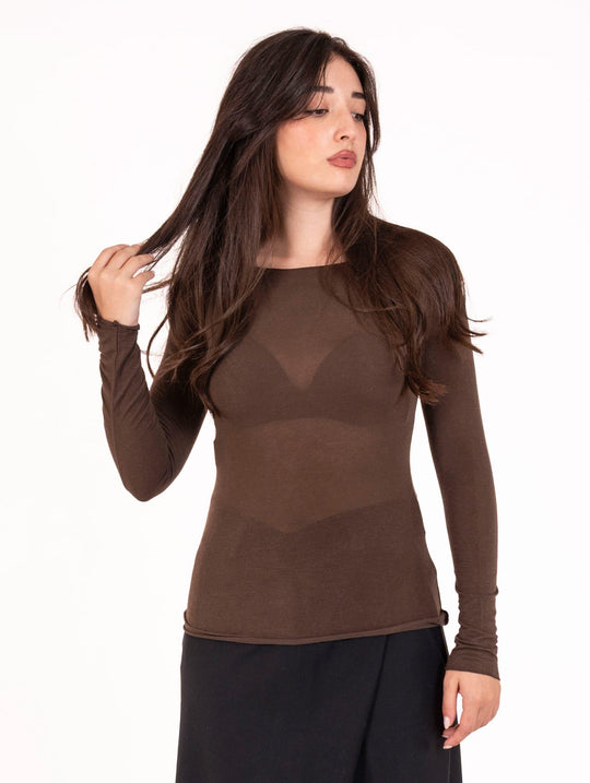 Girocollo White Wise Misto Cachemire Extrafine Testa di Moro