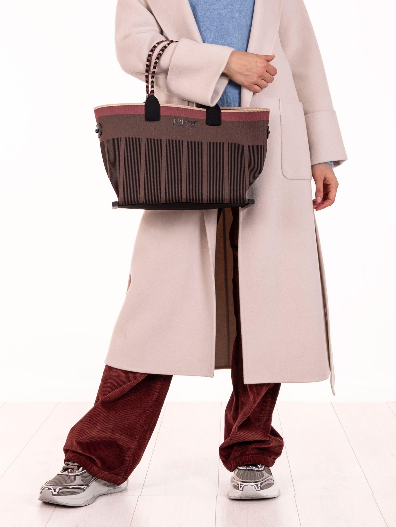 Borsa Marta Fri-yay in Maglia Marrone e Ciliegia FM_1206RIPS Fri-Yay