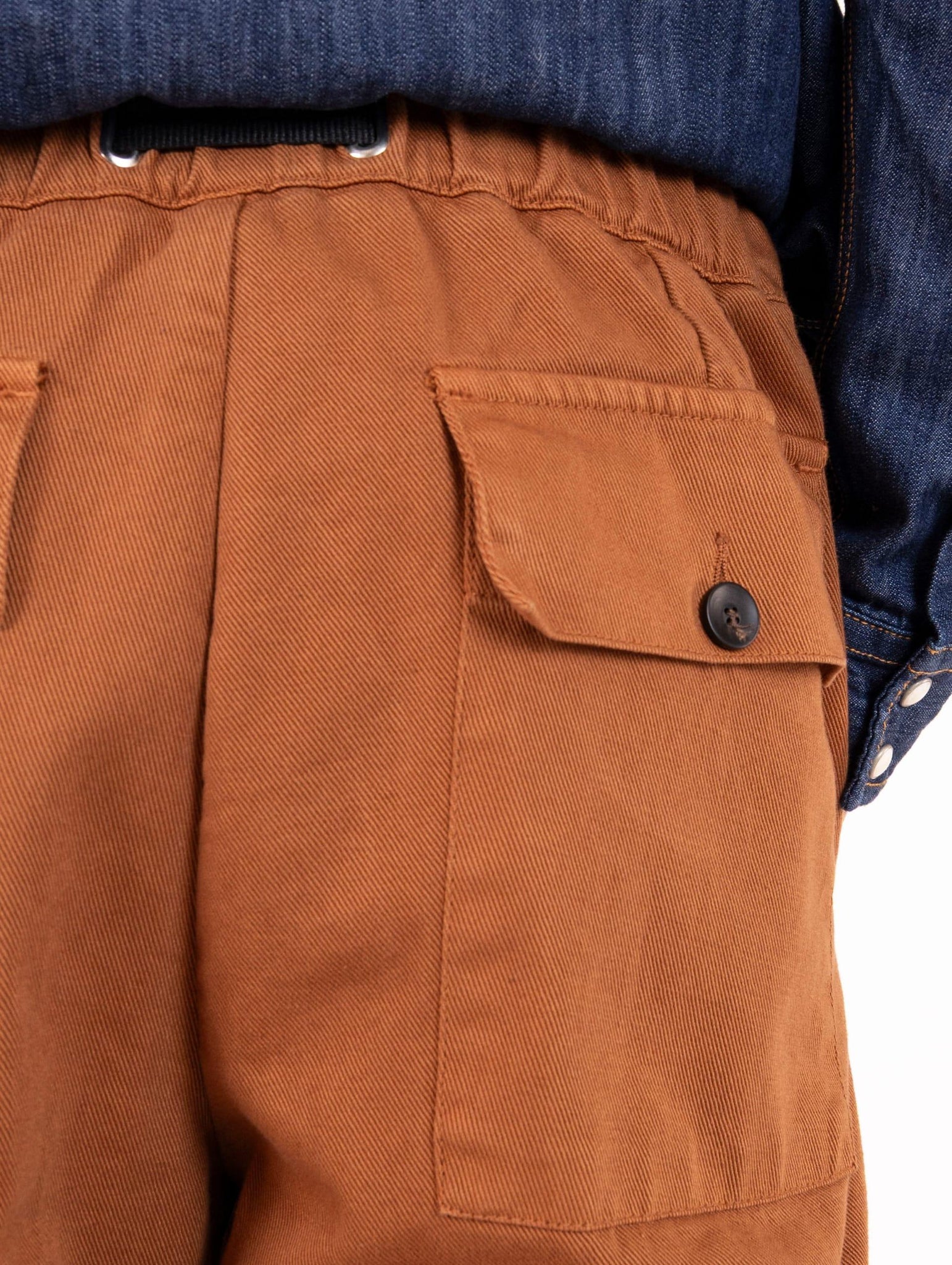 Pantalone White Sand in Cotone Mattone 25WSU67FA26047 White Sand