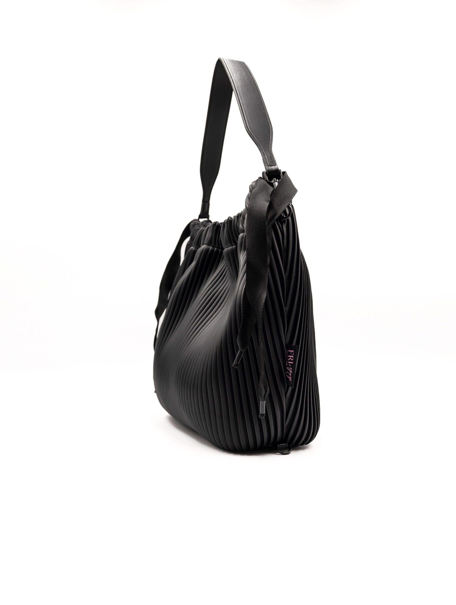 Borsa Zaino Fri-Yay in Eco Pelle Plissè Nero YU_631PLISSE0,5 Fri-Yay