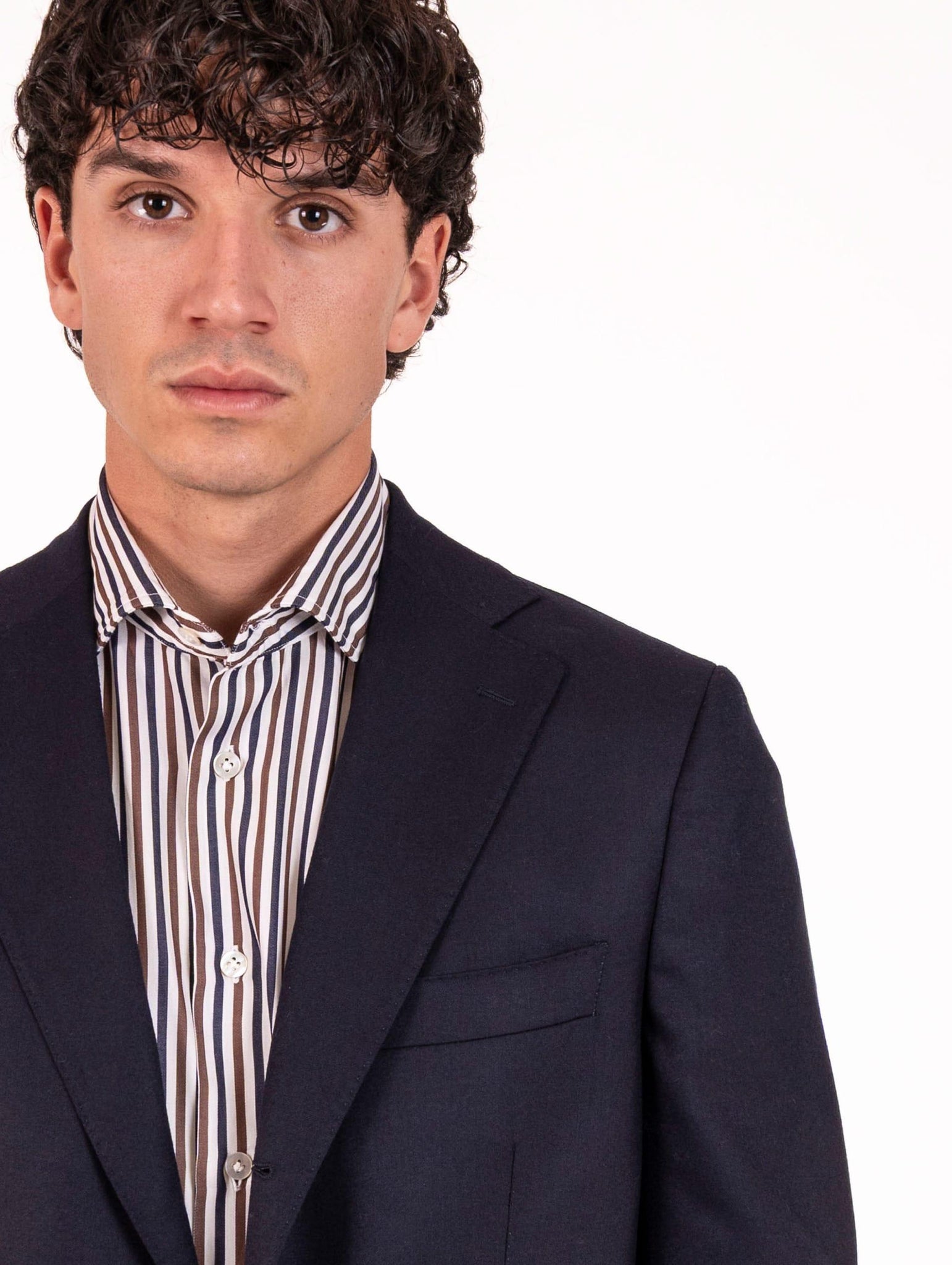 Giacca Sartoriale Four Stroke Tessuto Loro Piana Australis Super 150's Merinos Blu Notte ATENE3/12702458 Four Stroke