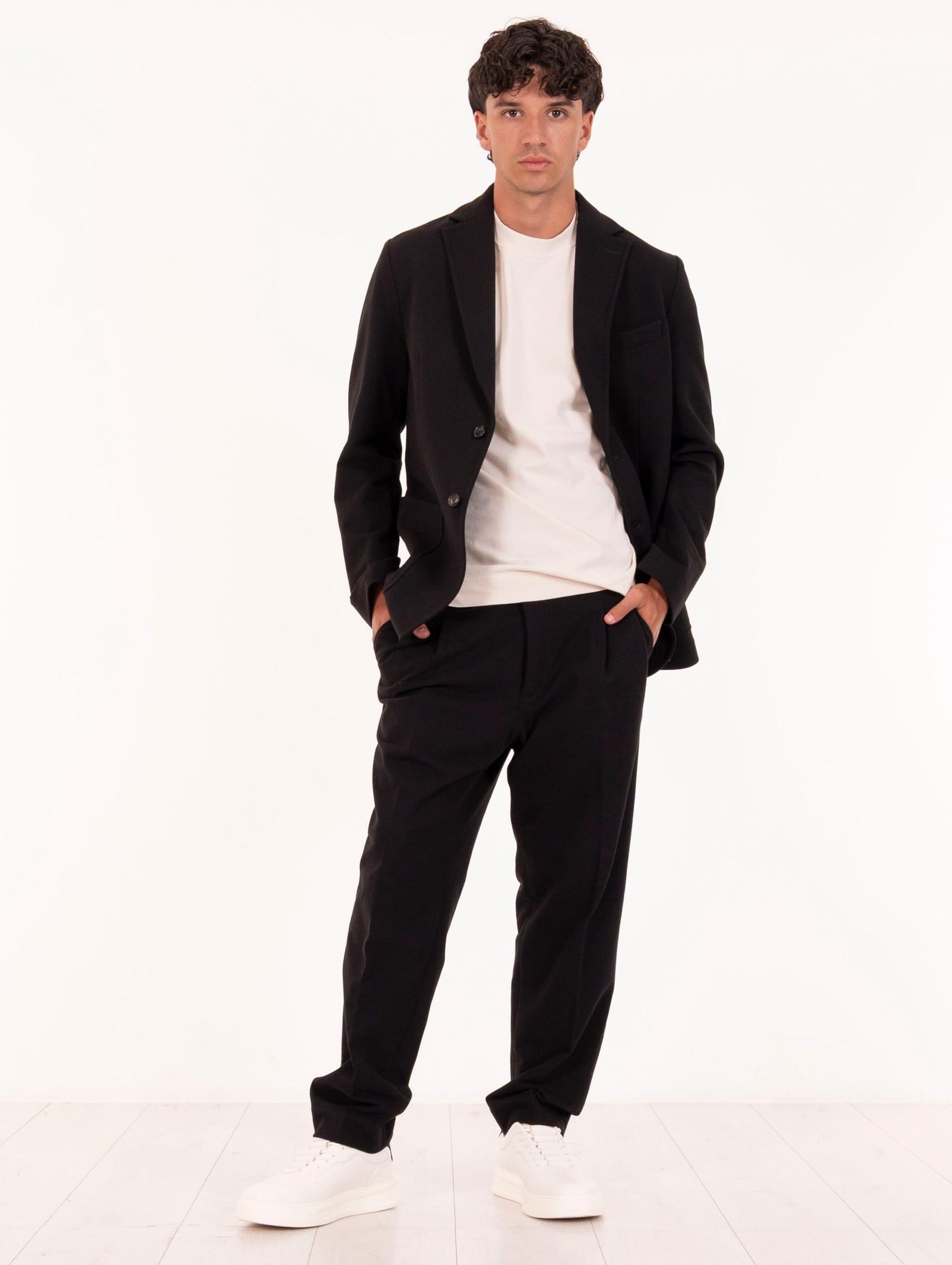 Pantalone Circolo 1901 in Jersey Nero CN4928001 Circolo 1901