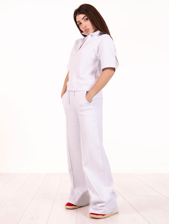 Pantalone Loyre K-Way in Cotone Bianco